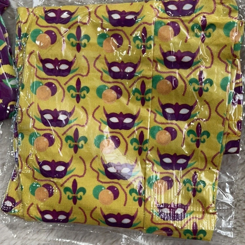 New set/2 Mardi Gras neck gaiter kid’s
